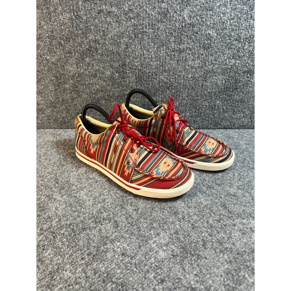 Twisted X Hooey Loper Sneaker Women Multicolor Aztec Print Low Top Comfort Shoes